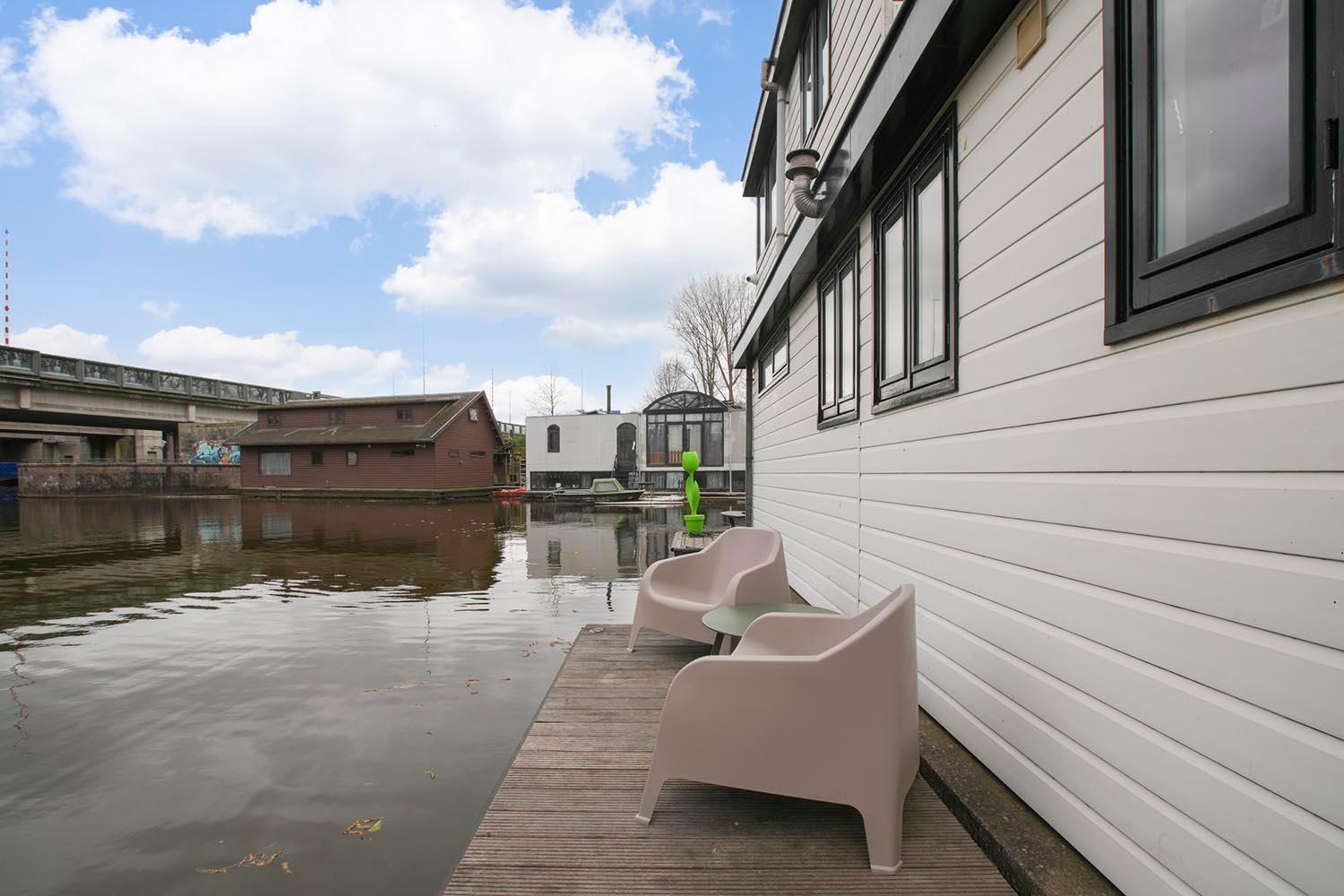 Houseboat The New Lake - Nieuwe Meer Amsterdam Esterno foto